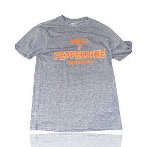 Pepperdine Waves Men's Graphic T-Shirt Heather Gray Size S